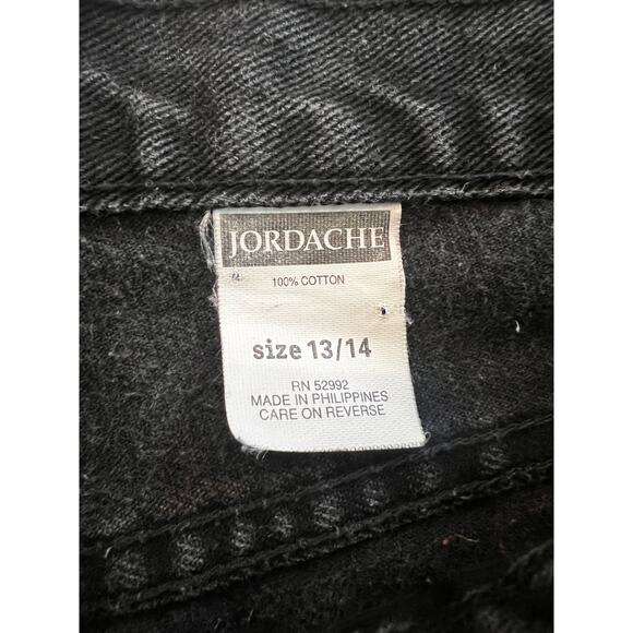 Vintage Jordache High Rise Black Tapered Jeans Size 13/14‎ - Picture 3 of 6